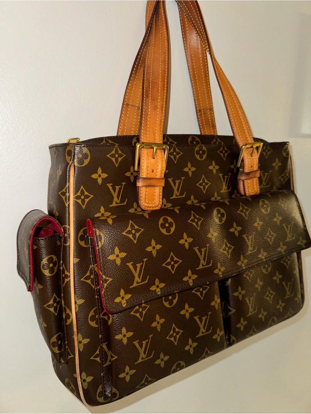 Louis Vuitton Brown Multipli Cite Monogram Canvas Tote Bag